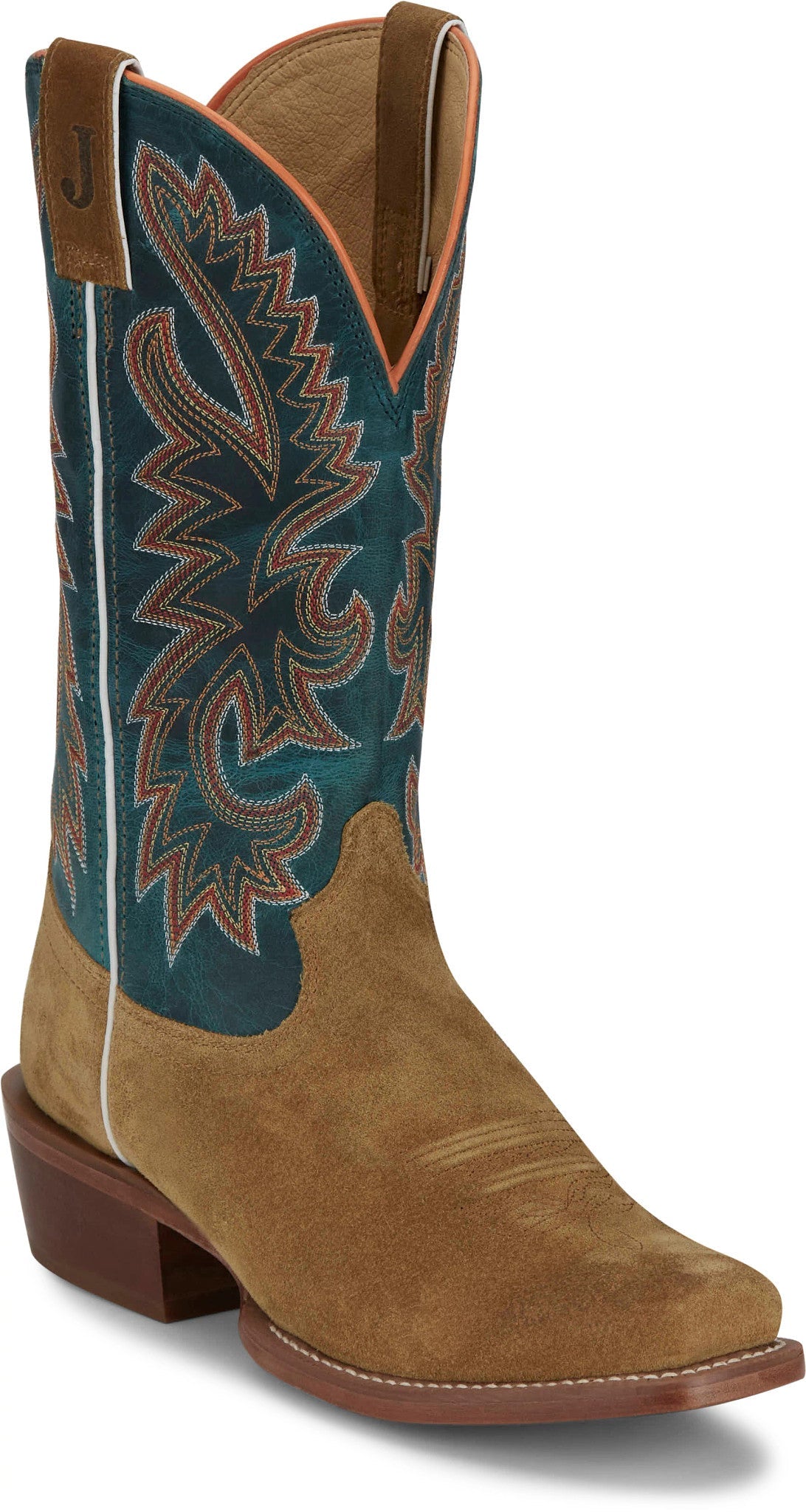 Justin Men s Show Off Tall Western Boots Square Toe