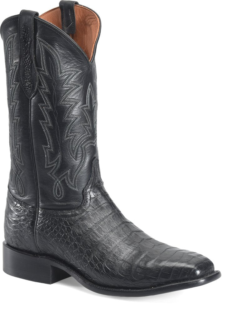 Justin Boots Men's 12" Panama Black Square Toe Western Boots - GR5333-7D