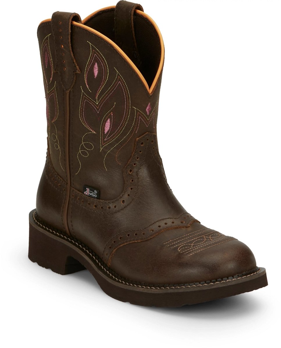 Justin Women's 8" Gemma Round Toe Western Boots - GY9526 - 6B