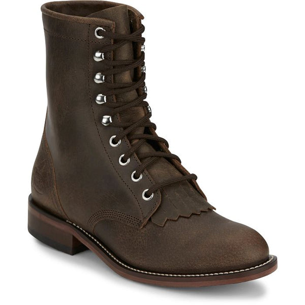 靴 00s JUSTIN pecos boots Western BLK 7b Justin Boots Women's McKean 7