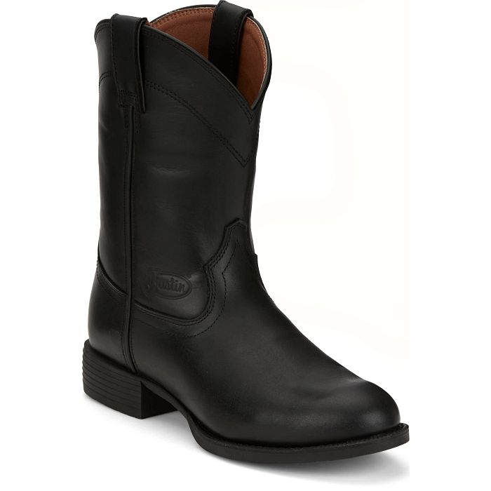 Justin Boots Men's Kilgore 10" Roper Black Boots - SE7500 - 7D