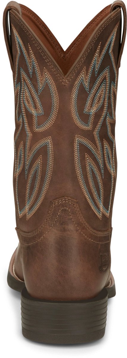 Justin Men's 11" Rendon Pecan Round Toe Western Boots - SE7530 - 8D