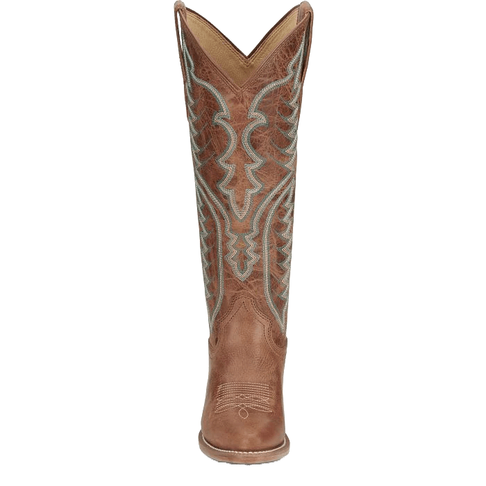 Justin Women's 15" Evelyn Medium Brown Round Toe Western Boot - VN4402 - 6B