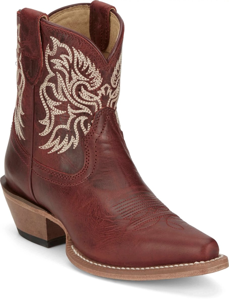 Justin Women's 7" Isabella Ruby Round Toe Western Boot - VN4420 - 6B