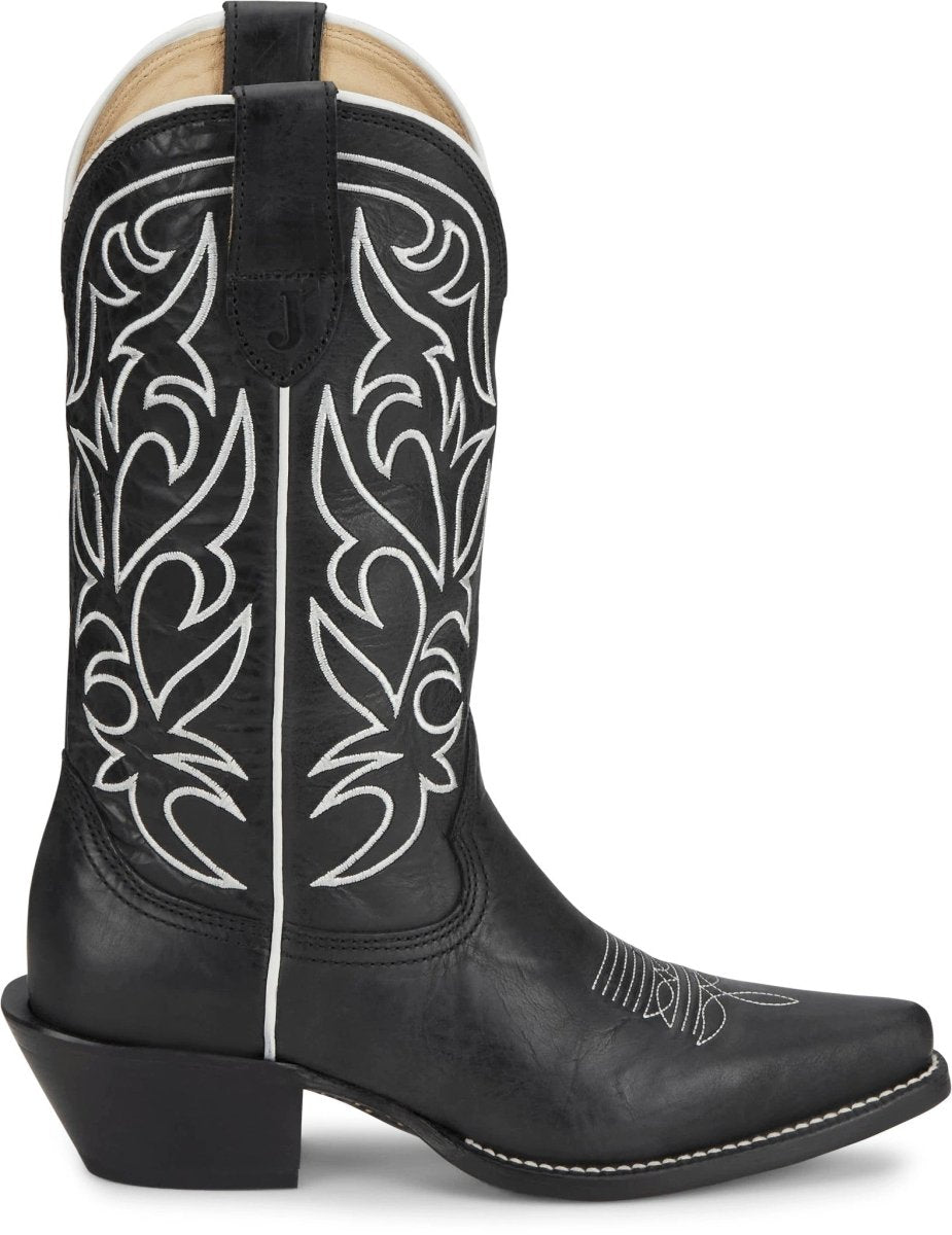 Justin Women's 12" Josephine Midnight Snip Toe Western Boot - VN4432 - 6B