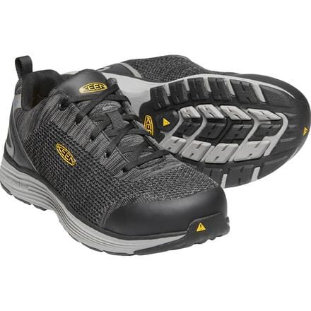 KEEN Utility Men's Sparta Black Aluminum Toe Work Shoe - 1021349 - 7D