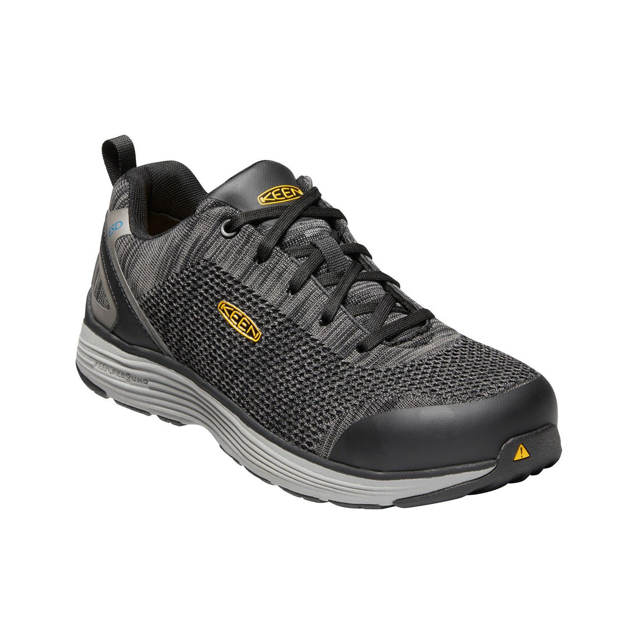 KEEN Utility Men's Sparta Black Aluminum Toe Work Shoe - 1021349 - 7D