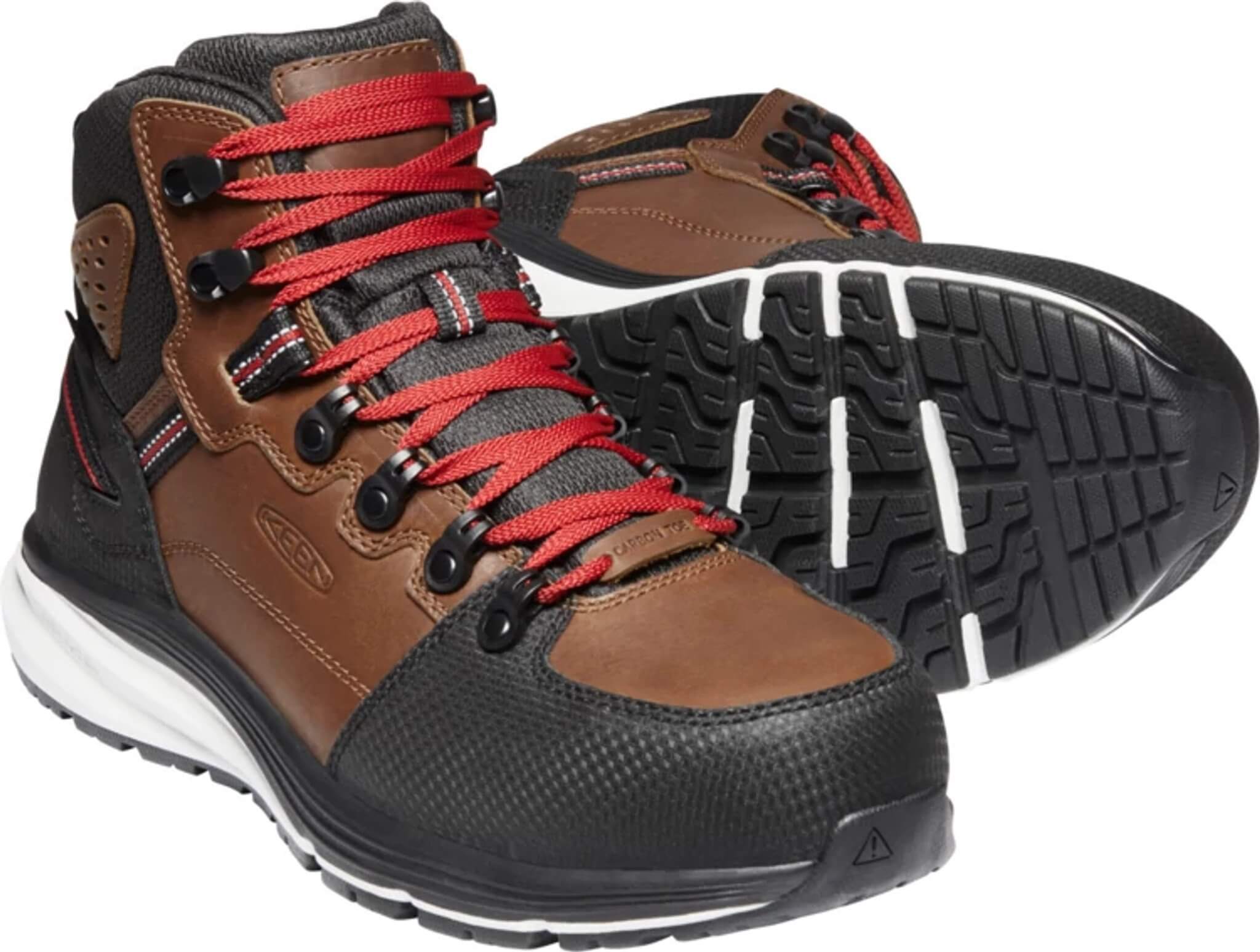 KEEN Utility Men's 7" Waterproof Red Hook Round Carbon - Fiber Toe Work Boot - 1024576 - 7D