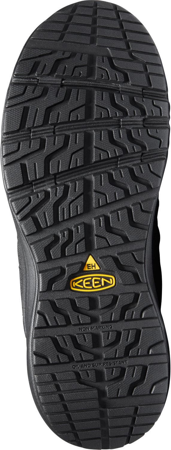 KEEN Utility Men's 7" Vista Black Energy Mid Round Composite Toe Work Boot - 1024592 - 7D