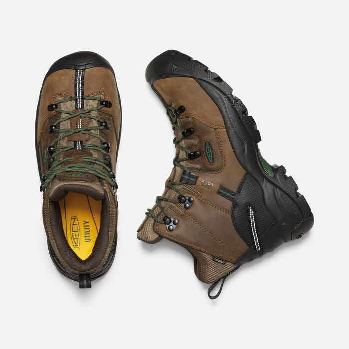 KEEN Utility Men's 6" Waterproof Pittsburgh Energy Round Carbon Fiber Toe Work Boot - 1026892 - 7D