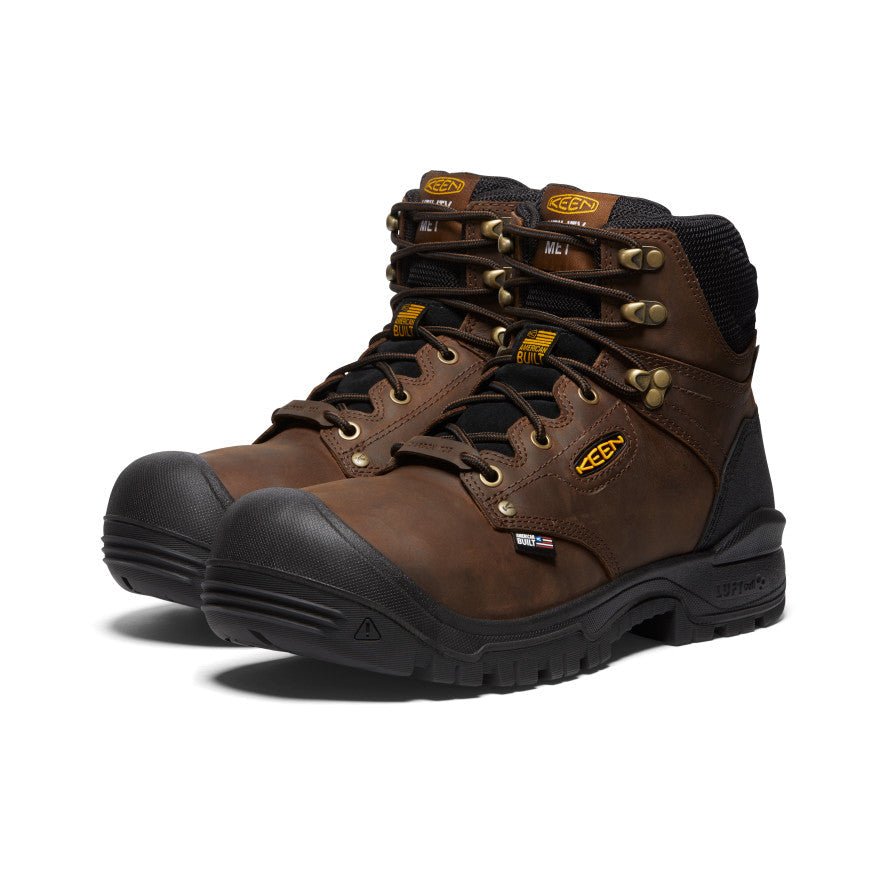 KEEN Utility Men's Independence 6" Met Guard Waterproof Work Boot - 1027107 - 7D