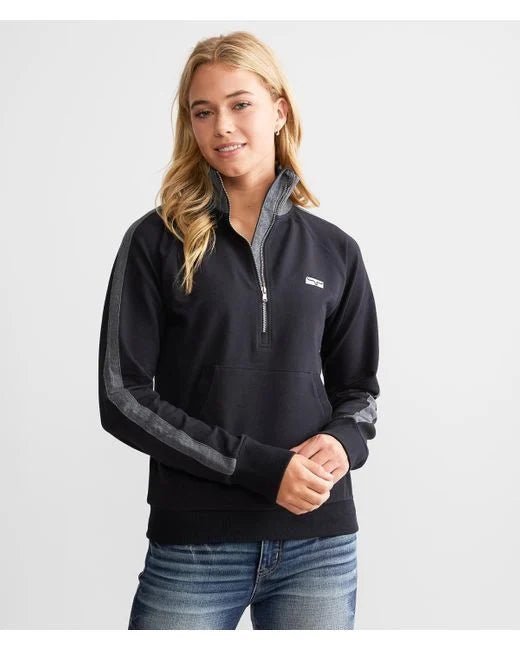 Kimes Ranch Women's Black Maricopa Half Zip Pullover - F22 - 511221 - S