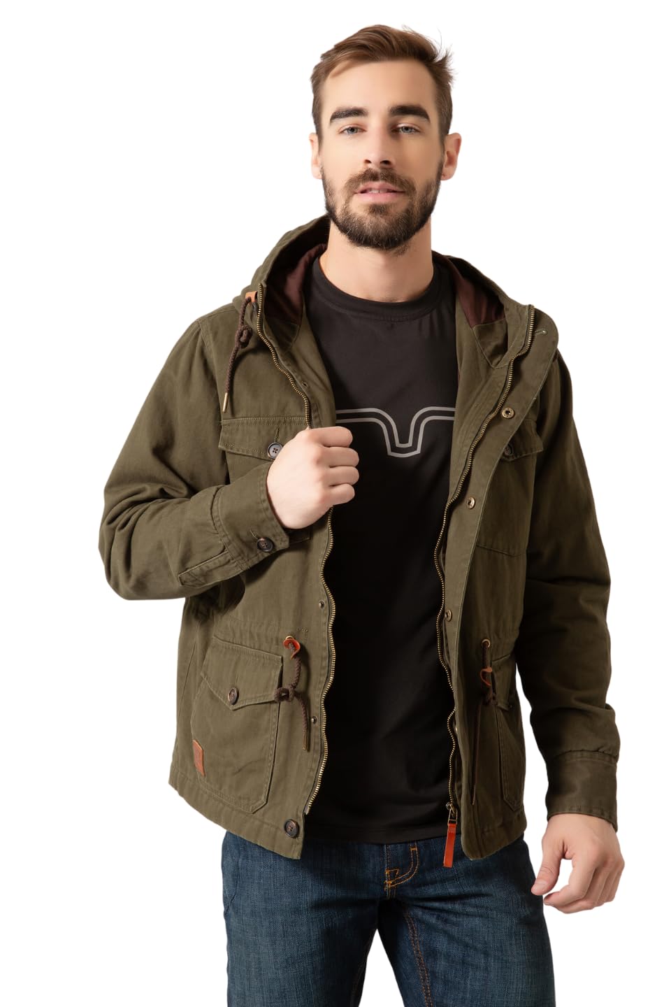 Kimes Ranch Men's Green Army Jacket - F23 - 14342416 - S