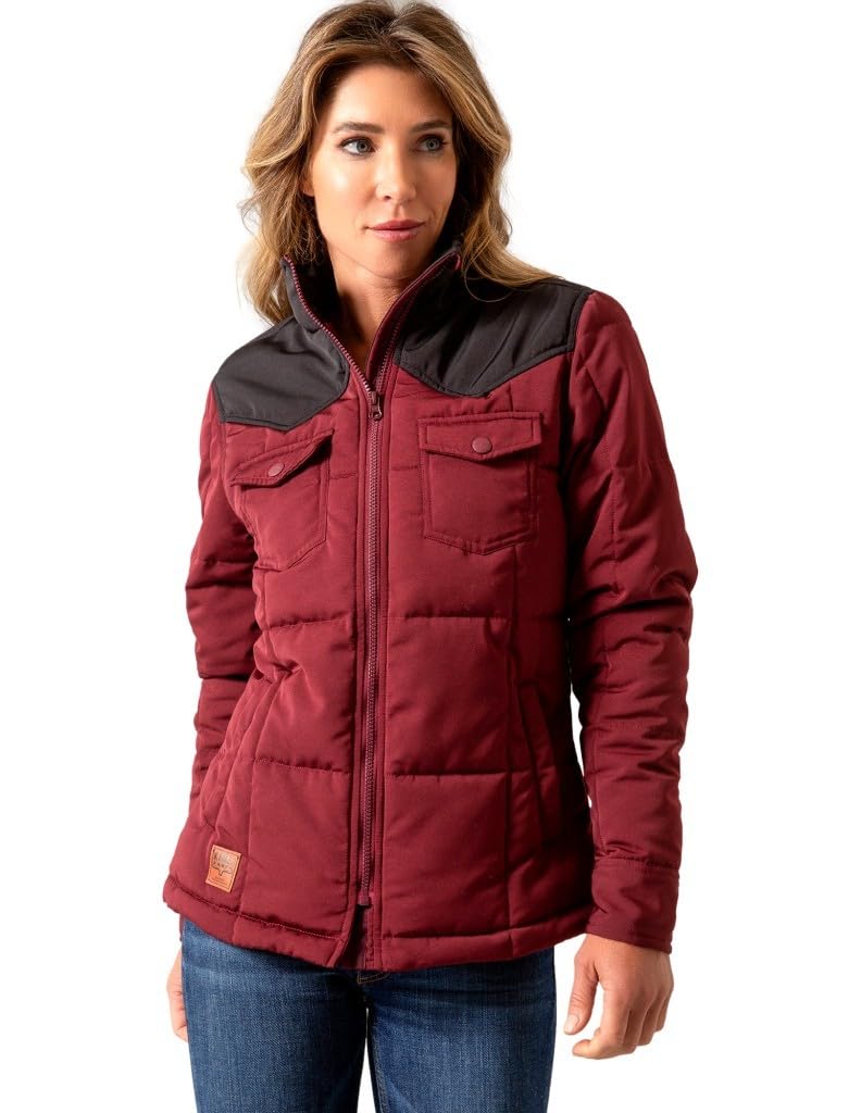 Kimes Ranch Women's Wyldfire Dark Wine Jacket - F23 - 14592406 - S