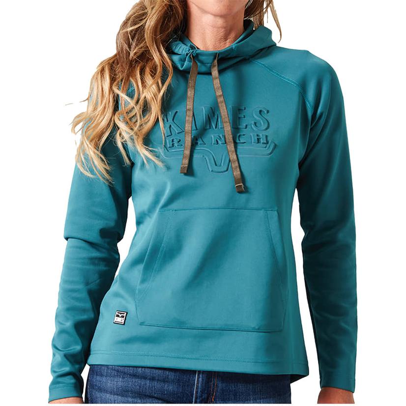 Kimes Ranch Women's Sedona Bossed Teal Hoodie - F23 - 15102408 - S