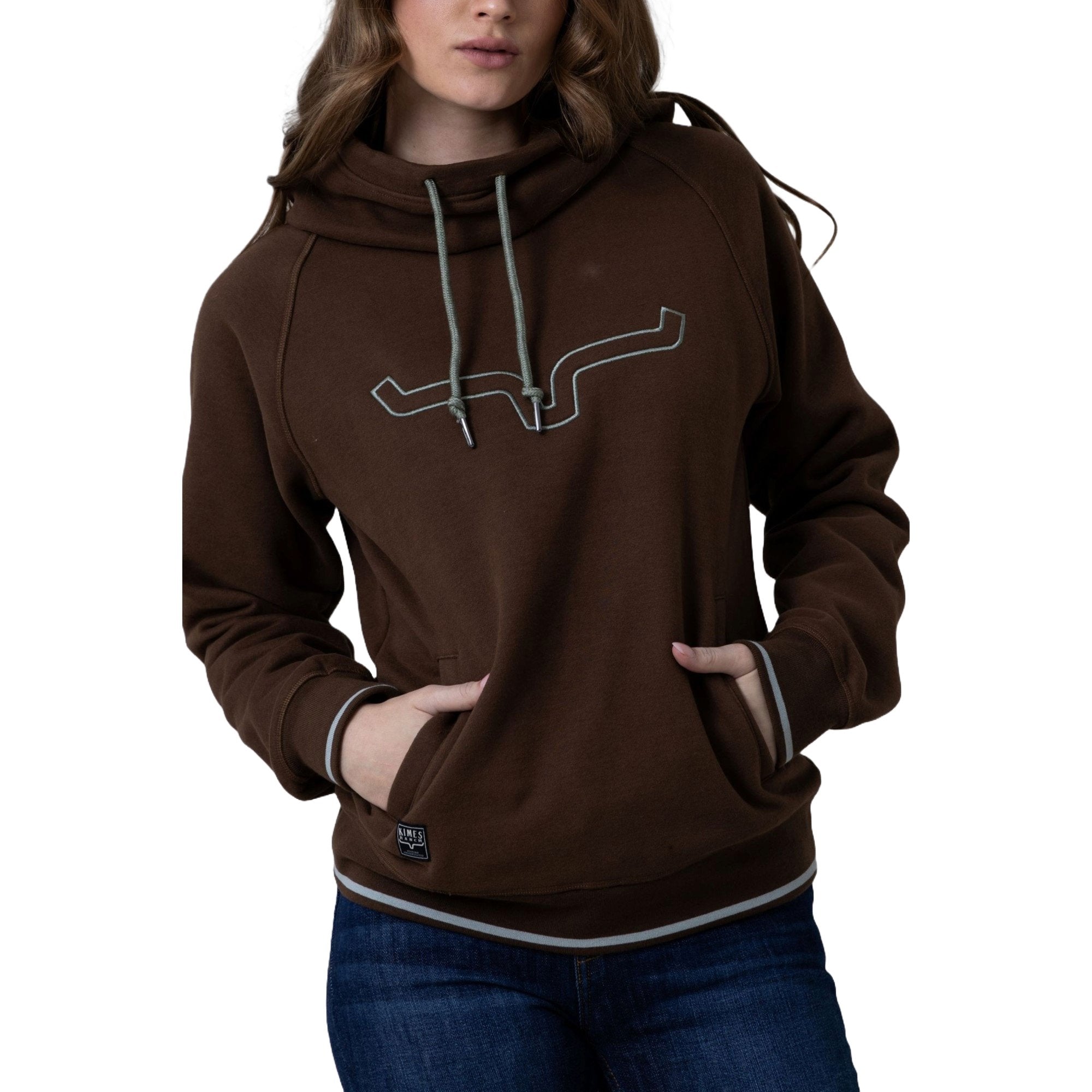 Kimes Ranch Women's Two Scoops Brown Hoodie - WHO0000012 - BN001 - S