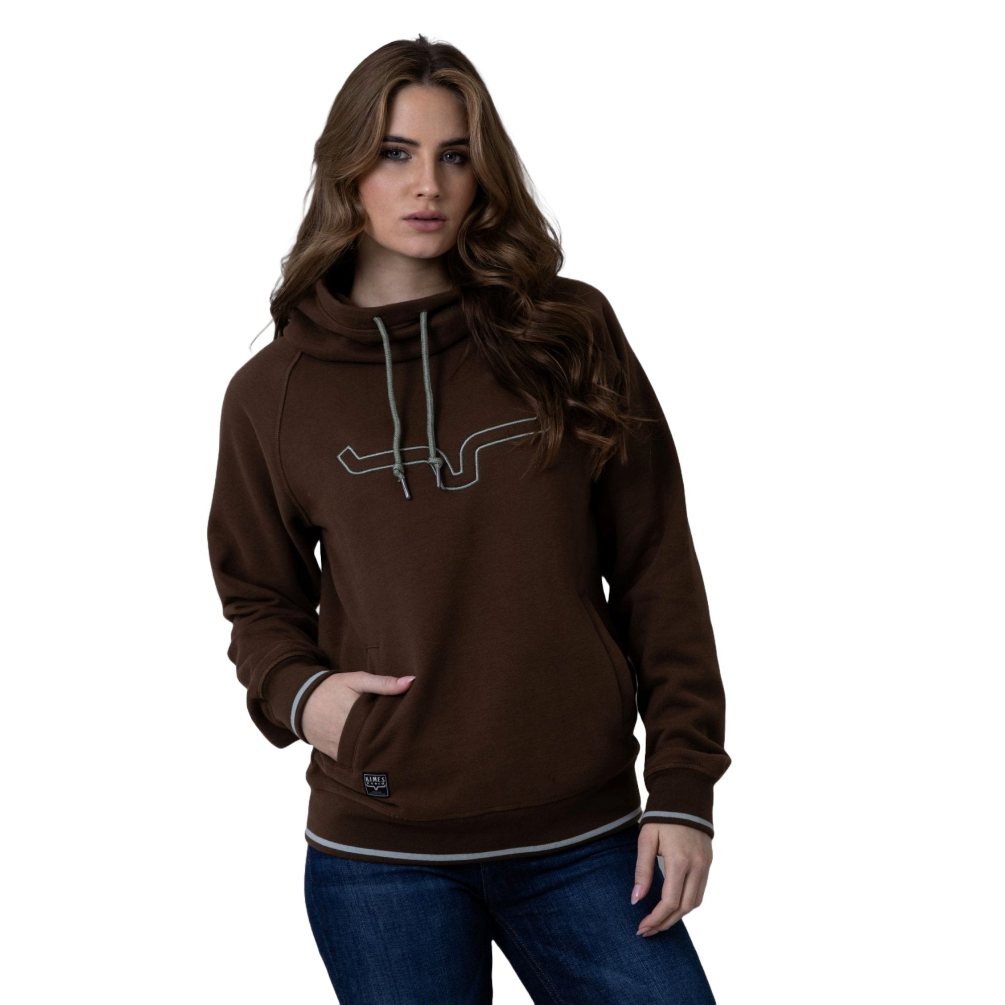 Kimes Ranch Women's Two Scoops Brown Hoodie - WHO0000012 - BN001 - S