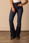Kimes Ranch Ladies Jennifer Dark Wash Denim Trouser Jeans - WJE0000008-BLUE-0X30