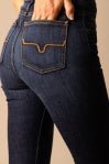 Kimes Ranch Ladies Jennifer Dark Wash Denim Trouser Jeans - WJE0000008-BLUE-0X30