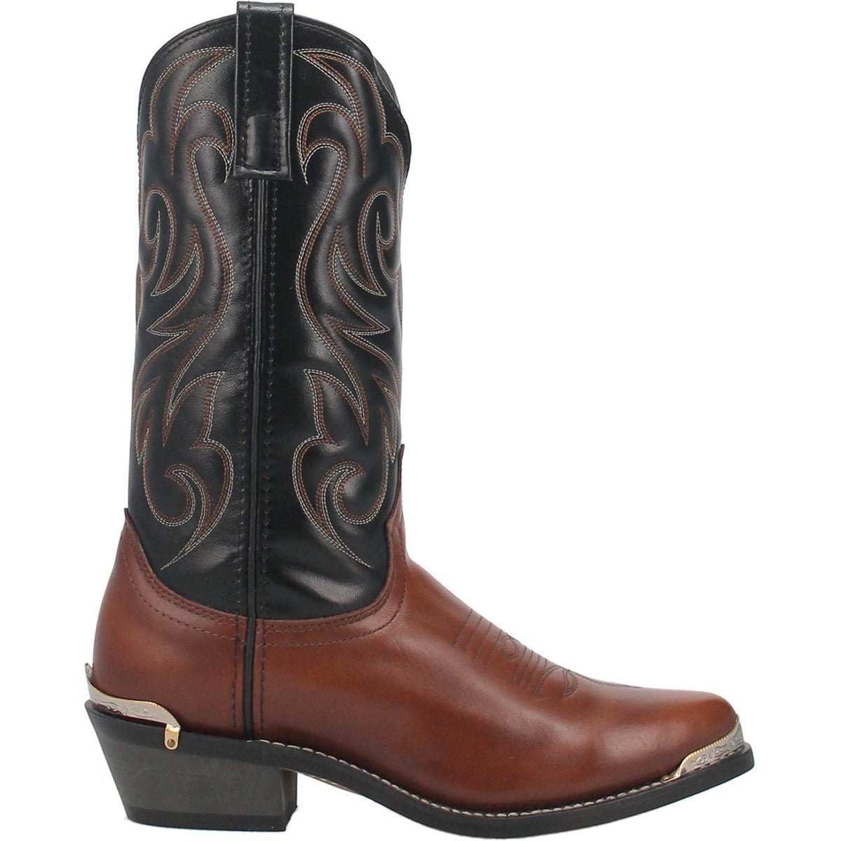 Laredo Men's 12" Nashville Brown Narrow Toe Western Boot - 28 - 2464 - 7D