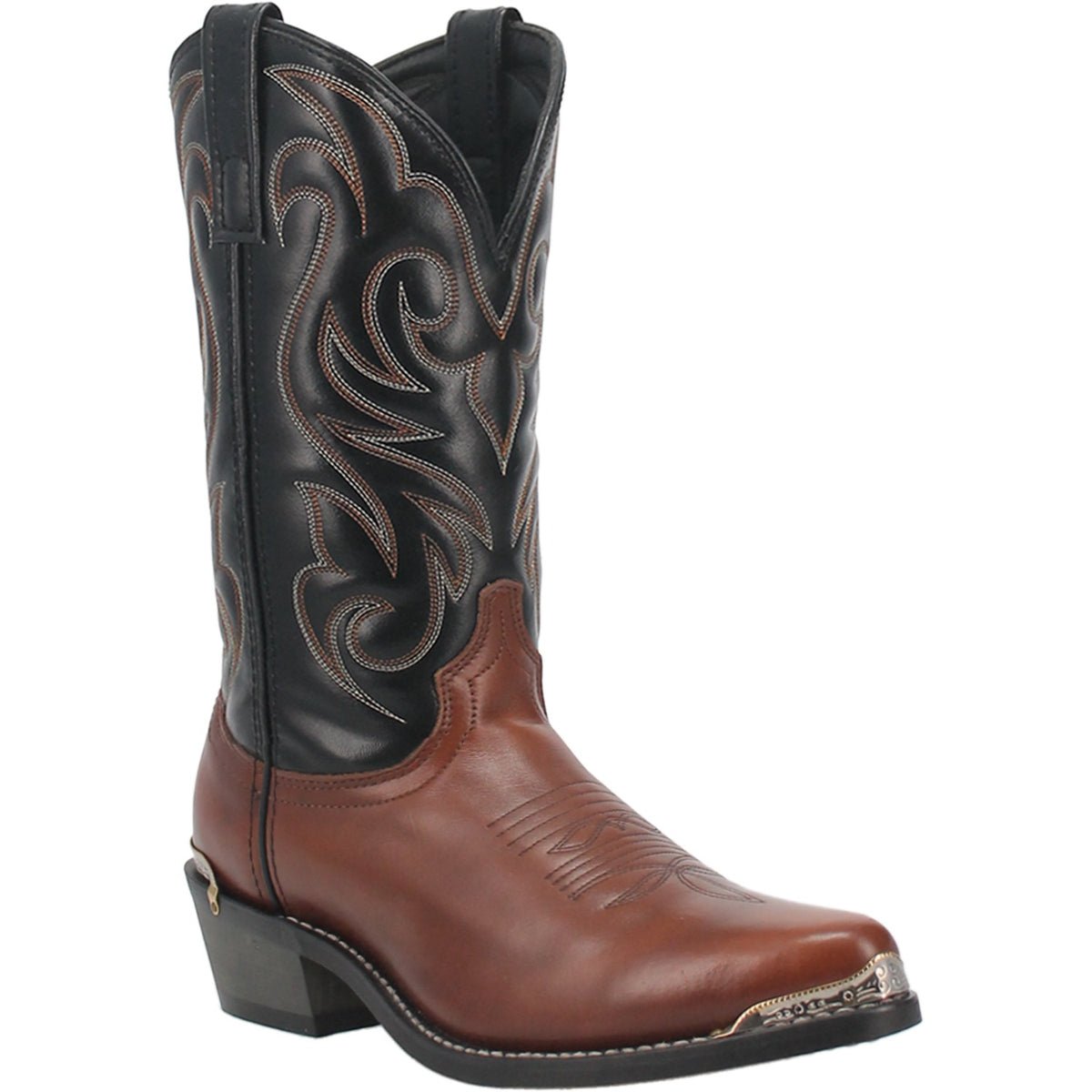 Laredo Men's 12" Nashville Brown Narrow Toe Western Boot - 28 - 2464 - 7D