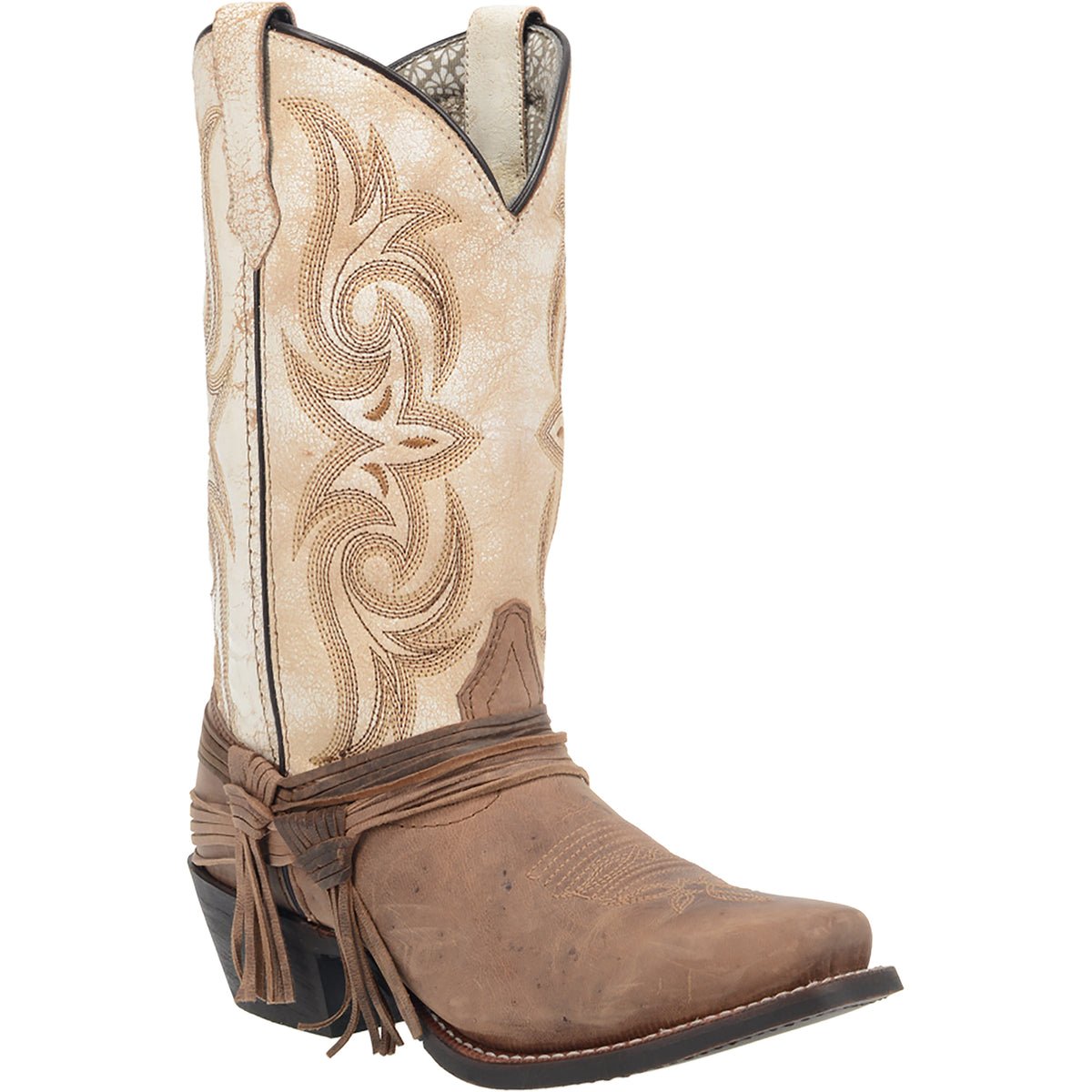 Laredo Women's 11" Myra Brown Square Toe Western Boot - 51091 - 6M