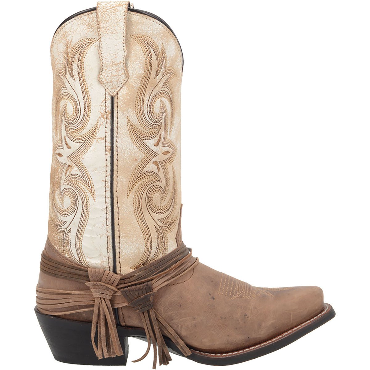 Laredo Women's 11" Myra Brown Square Toe Western Boot - 51091 - 6M