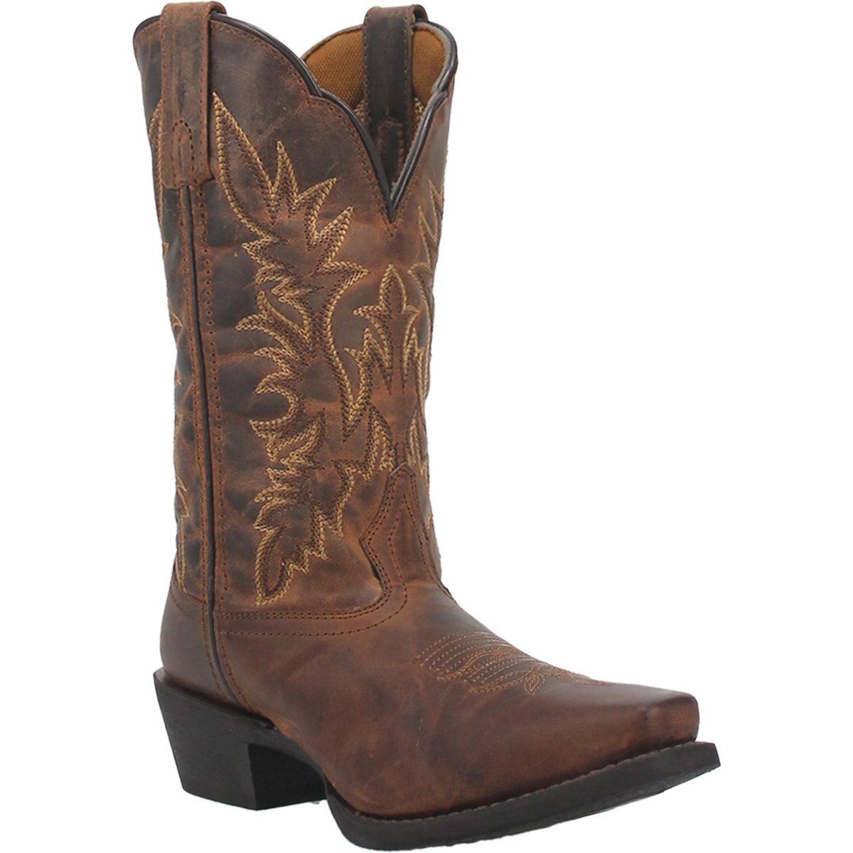 Laredo Women's 11" Malinda Brown Square Toe Western Boot - 51134 - 6M