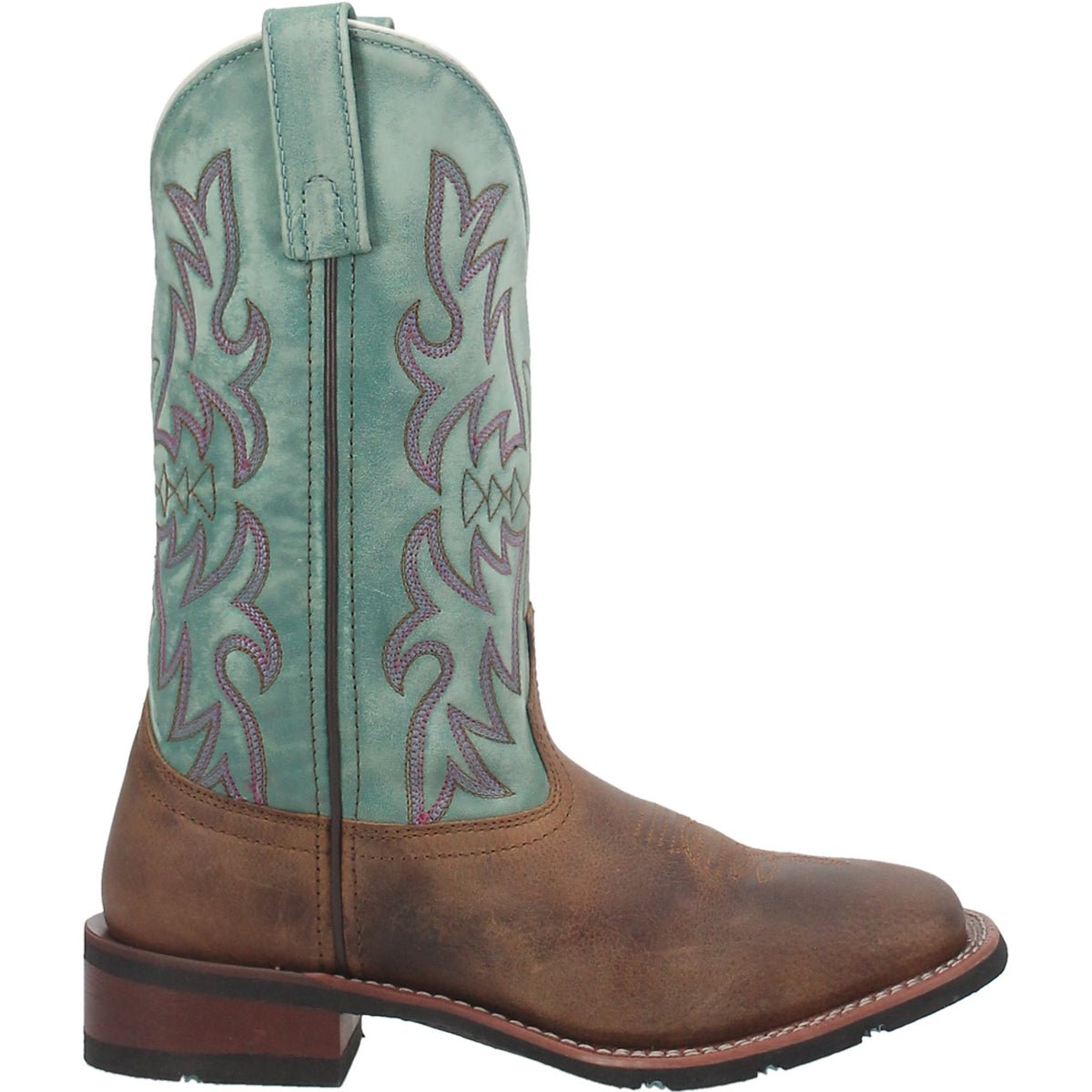 Laredo Women's 11" Anita Brown Square Toe Western Boot - 5607 - 6M