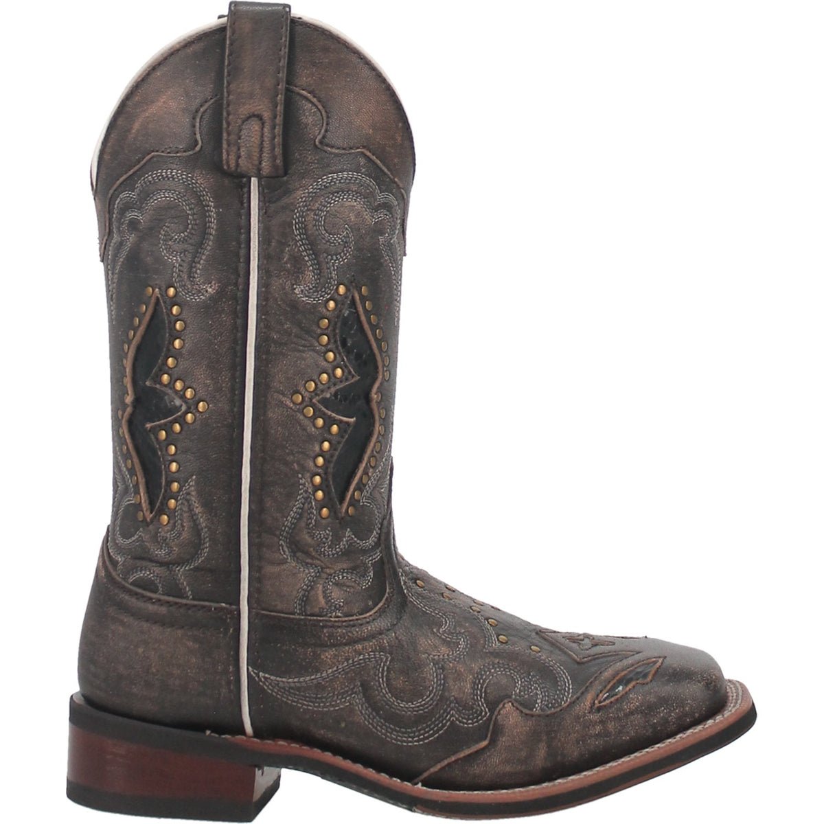 Laredo Women's 11" Spellbound Square Toe Leather Western Boot - 5660 - 5.5M