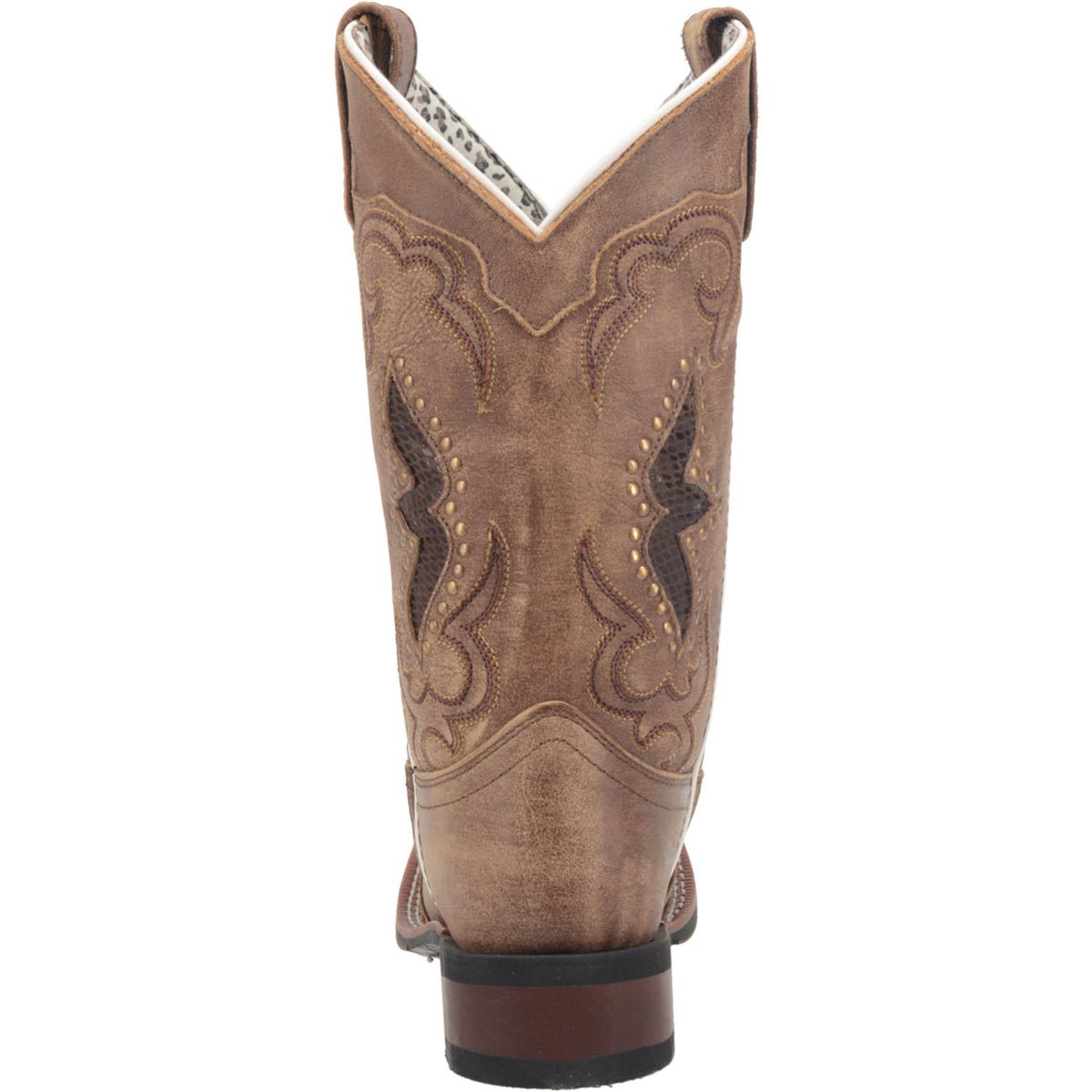 Laredo Women's 11" Spellbound Tan Square Toe Western Boot - 5661 - 6M