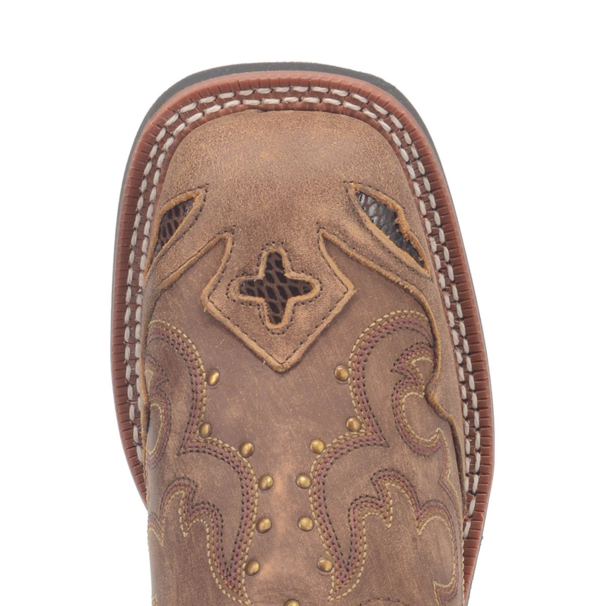 Laredo Women's 11" Spellbound Tan Square Toe Western Boot - 5661 - 6M