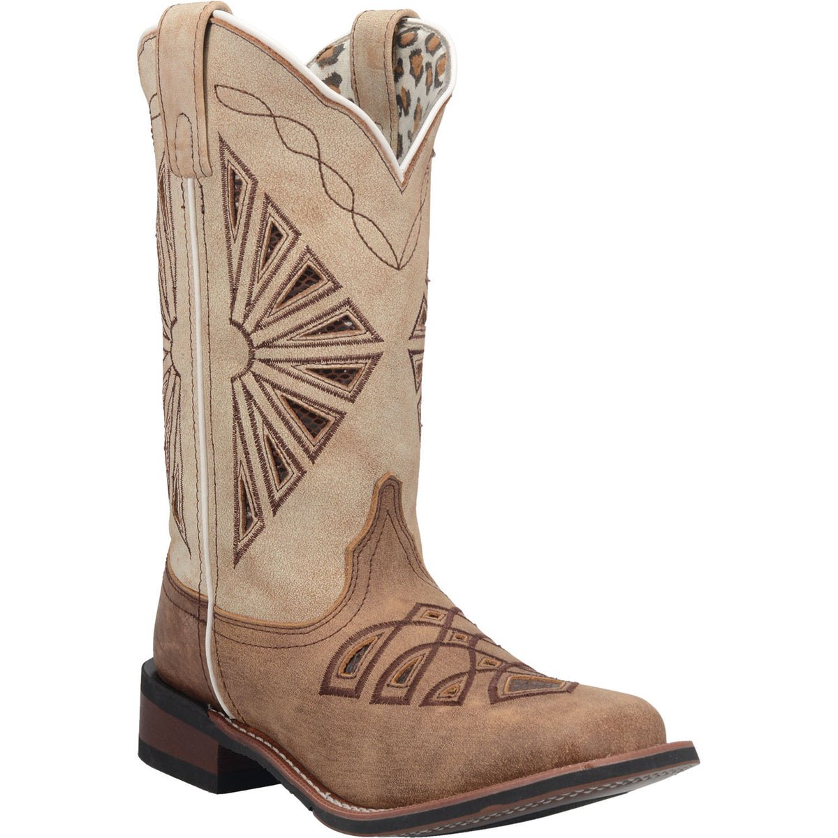 Laredo Women's 11" Kitte Days Tan Square Toe Western Boot - 5821 - 6M