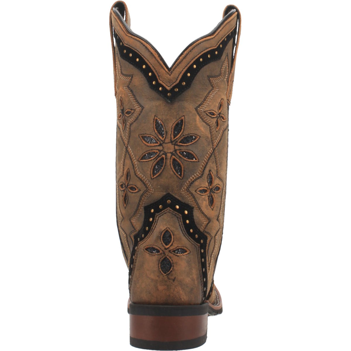 Laredo Women's 11" Bouquet Honey Broad Square Toe Western Boot - 5844 - 6M