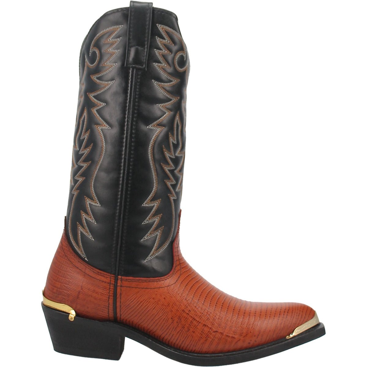 Laredo Men's 13" Atlanta Lizard Print Mid Calf Snip Toe Western Boot - 68086 9D