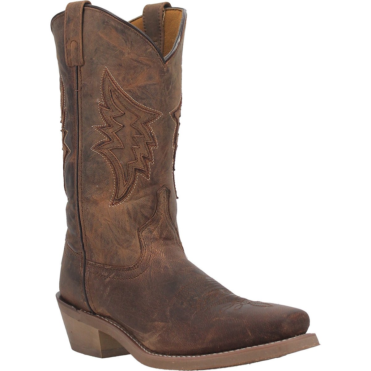 Laredo Men's 12" Nuco Taupe Square Toe Western Boot - 68398 - 7D