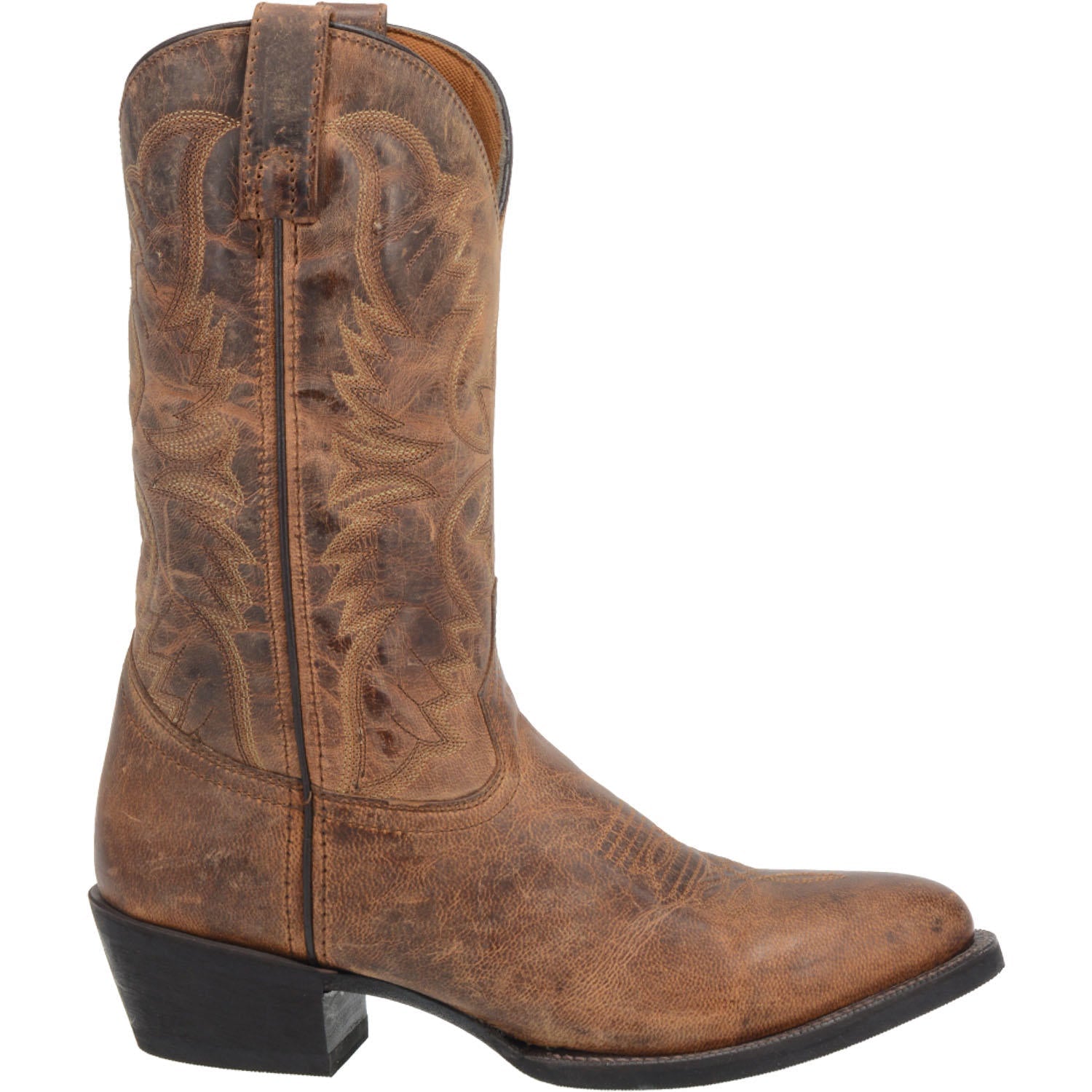 Laredo Men's 12" Birchwood Tan Round Toe Leather Western Boot - 68452 - 7D