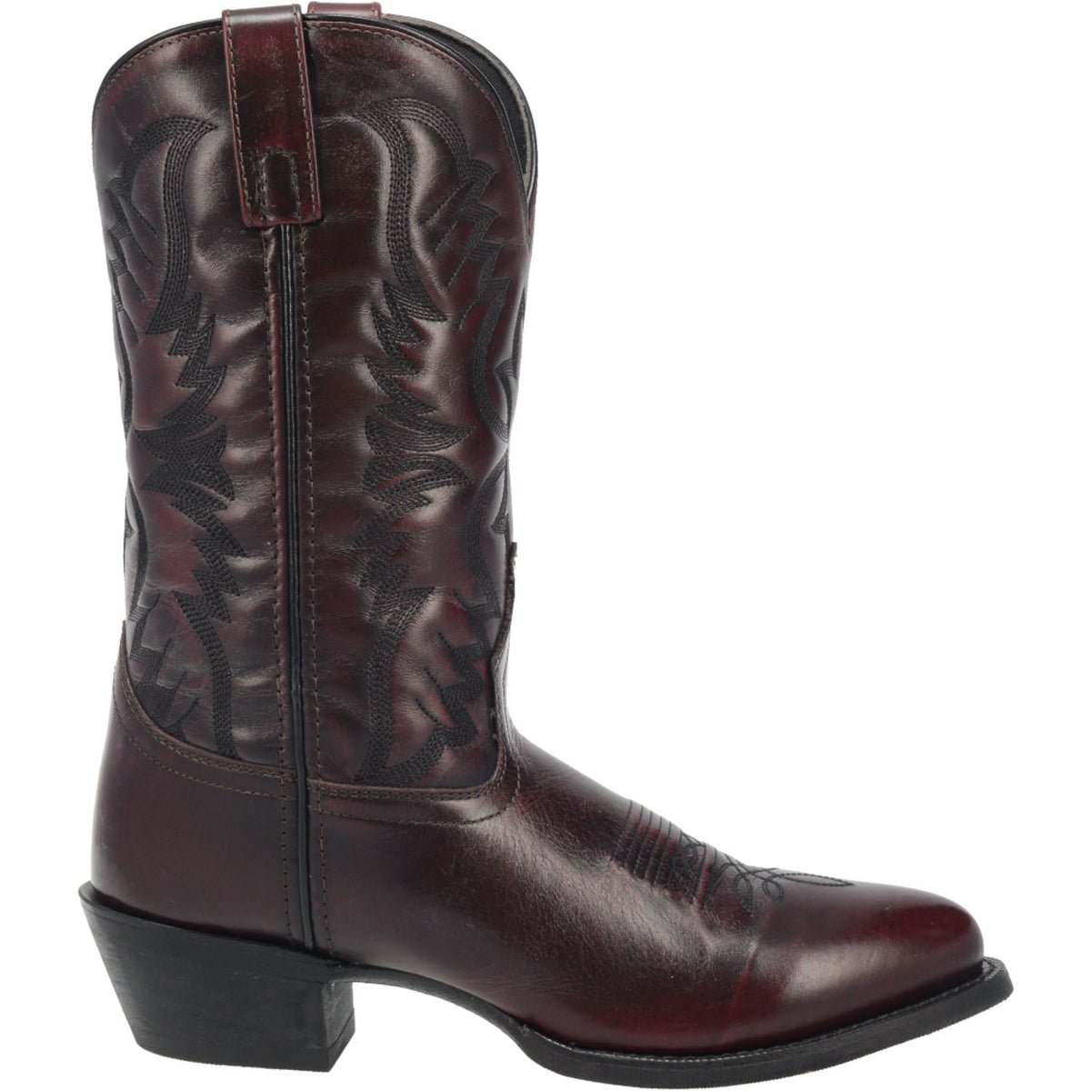 Laredo Men's 12" Birchwood Black Cherry Round Toe Western Boot - 68458 - 7D