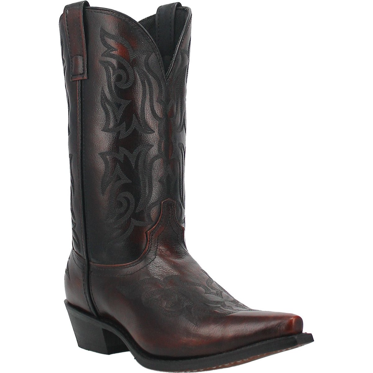 Laredo Men's 12" Hawk Burnished Gold Leather Snip Toe Western Boot - 6862 - 7D