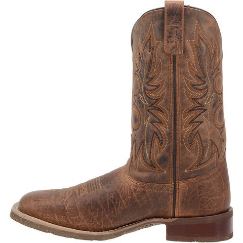 Laredo Men's 11" Combs Rust Leather Western Boots - 7722 - 7D