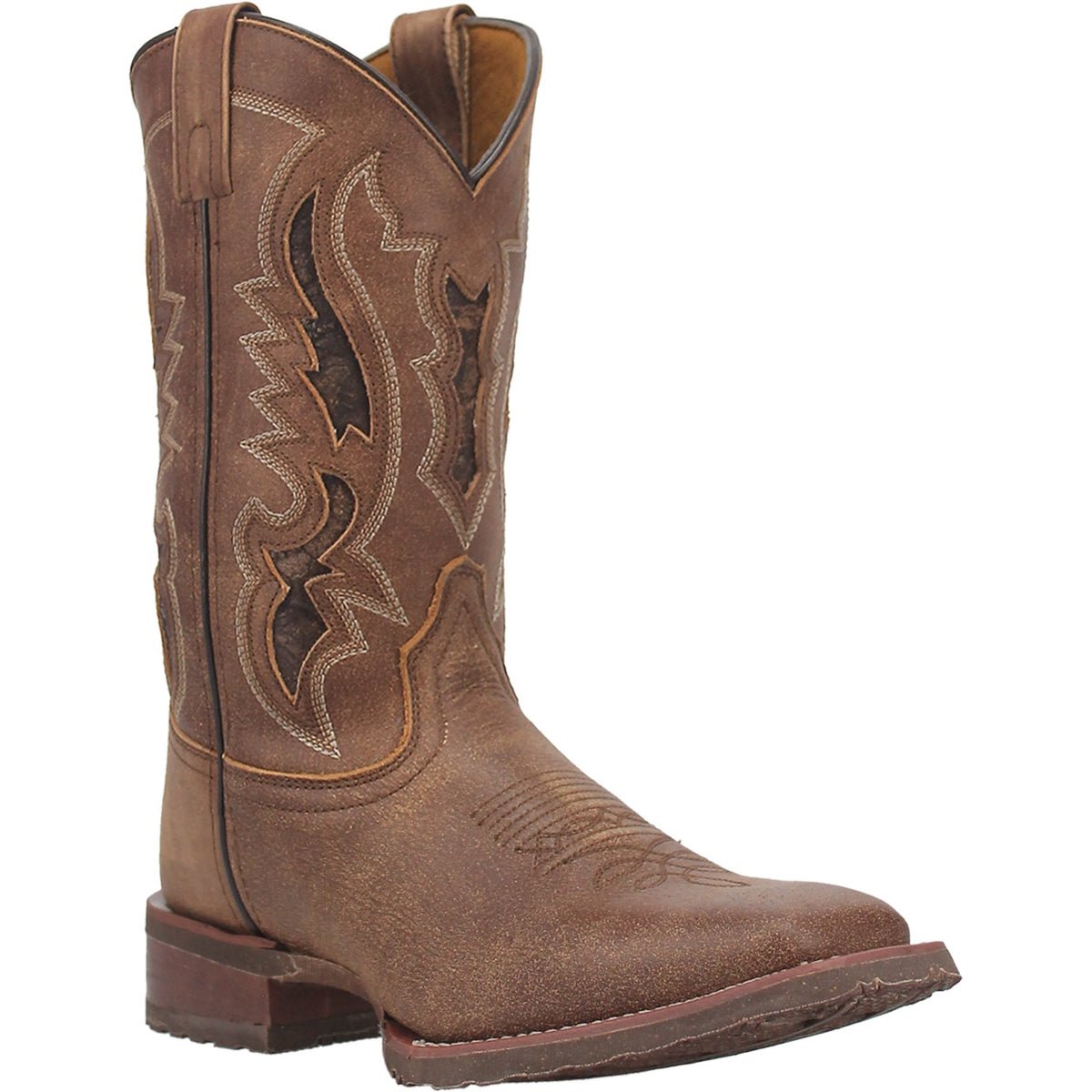 Laredo Men's 11" Martie Tan Square Toe Western Boot - 7952 - 7D