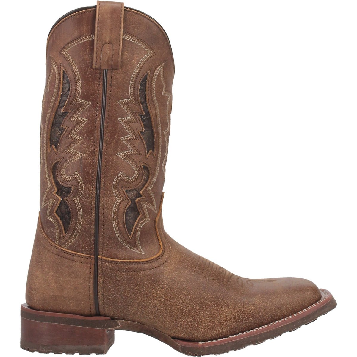 Laredo Men's 11" Martie Tan Square Toe Western Boot - 7952 - 7D