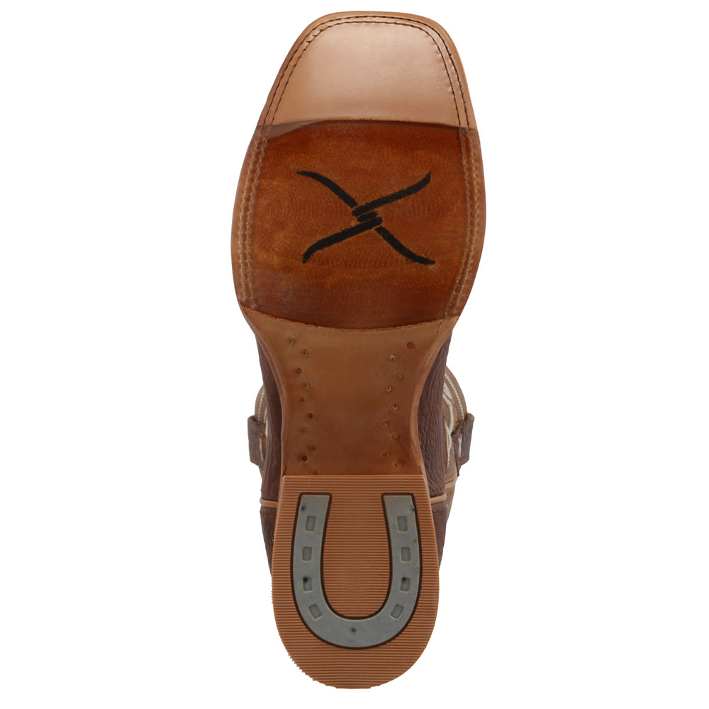 Twisted X Men's 12" Rancher Nutmeg & Peanut Western Boots