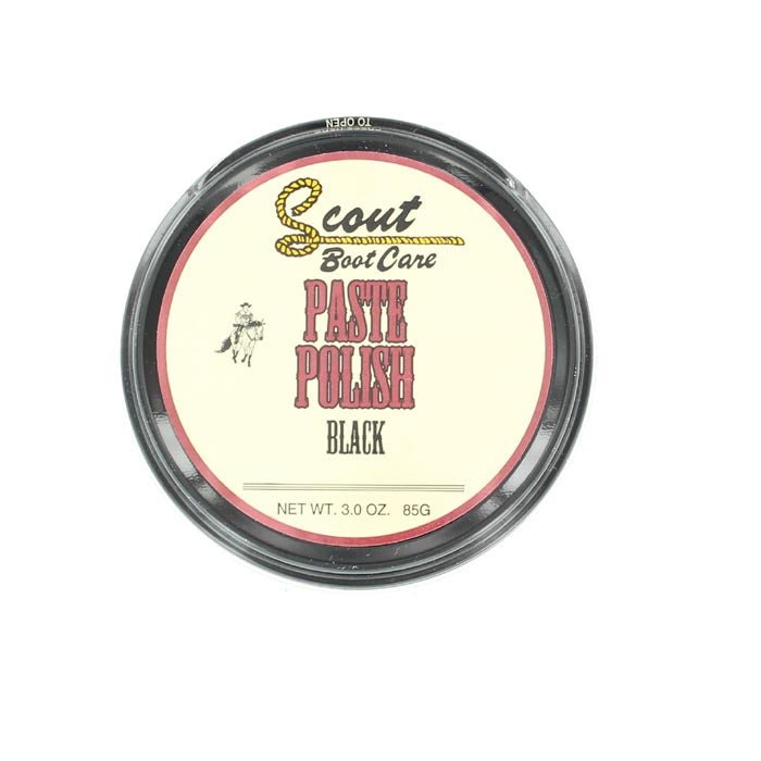 M&F Western Scout Black Boot Paste Polish - 3 oz - 0351001