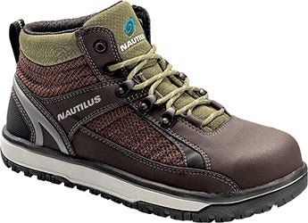 Nautilus Men's Urban Brown Mid Alloy Toe EH Mid Work Shoe - N1441 - 7M