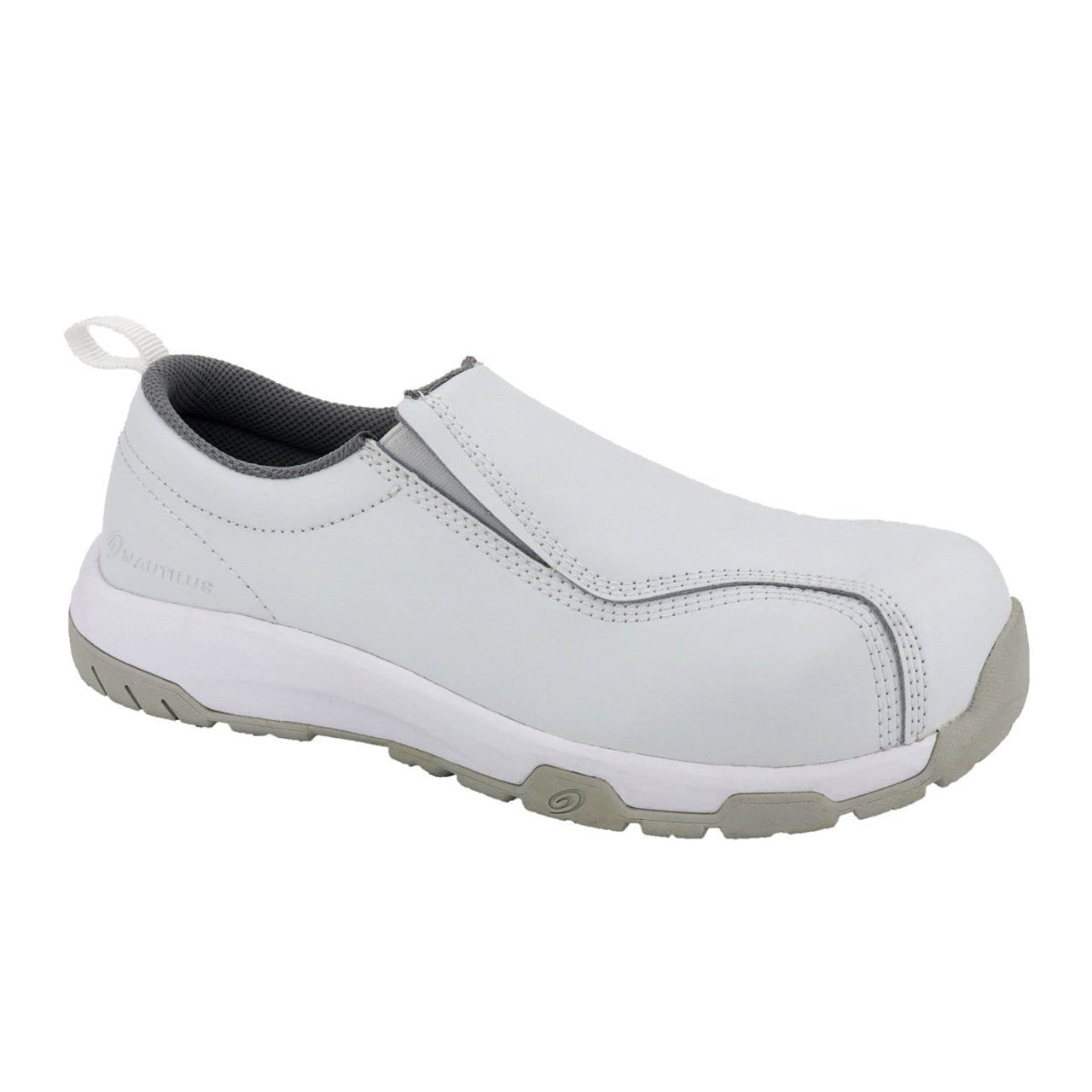 Nautilus Women's Specialty ESD White Composite Toe Slip On Work Shoe - N1652 - 6M