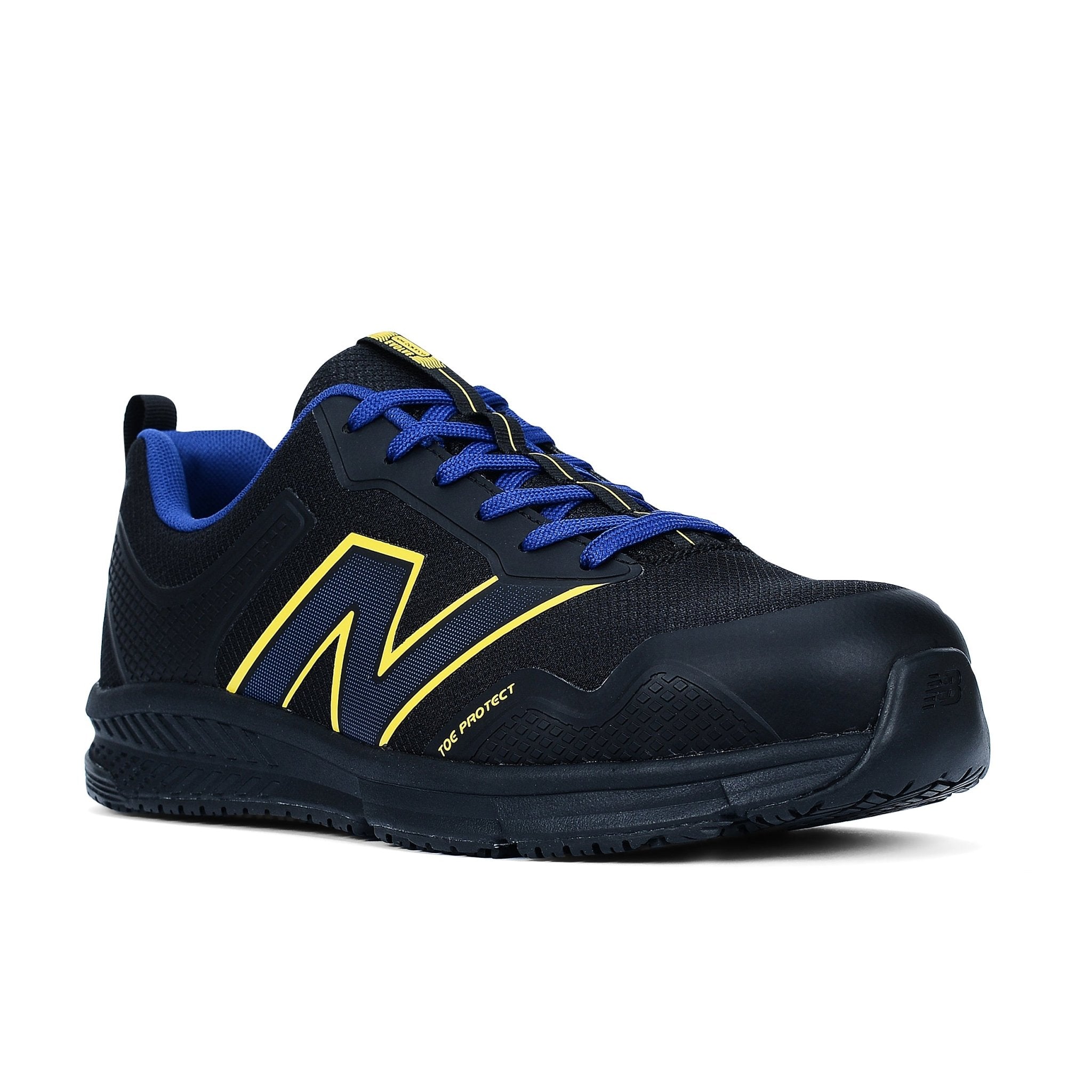 New Balance Men's Evolve Black Lace Up Alloy Toe EH Work Shoe - MIDEVOLBL - 7D