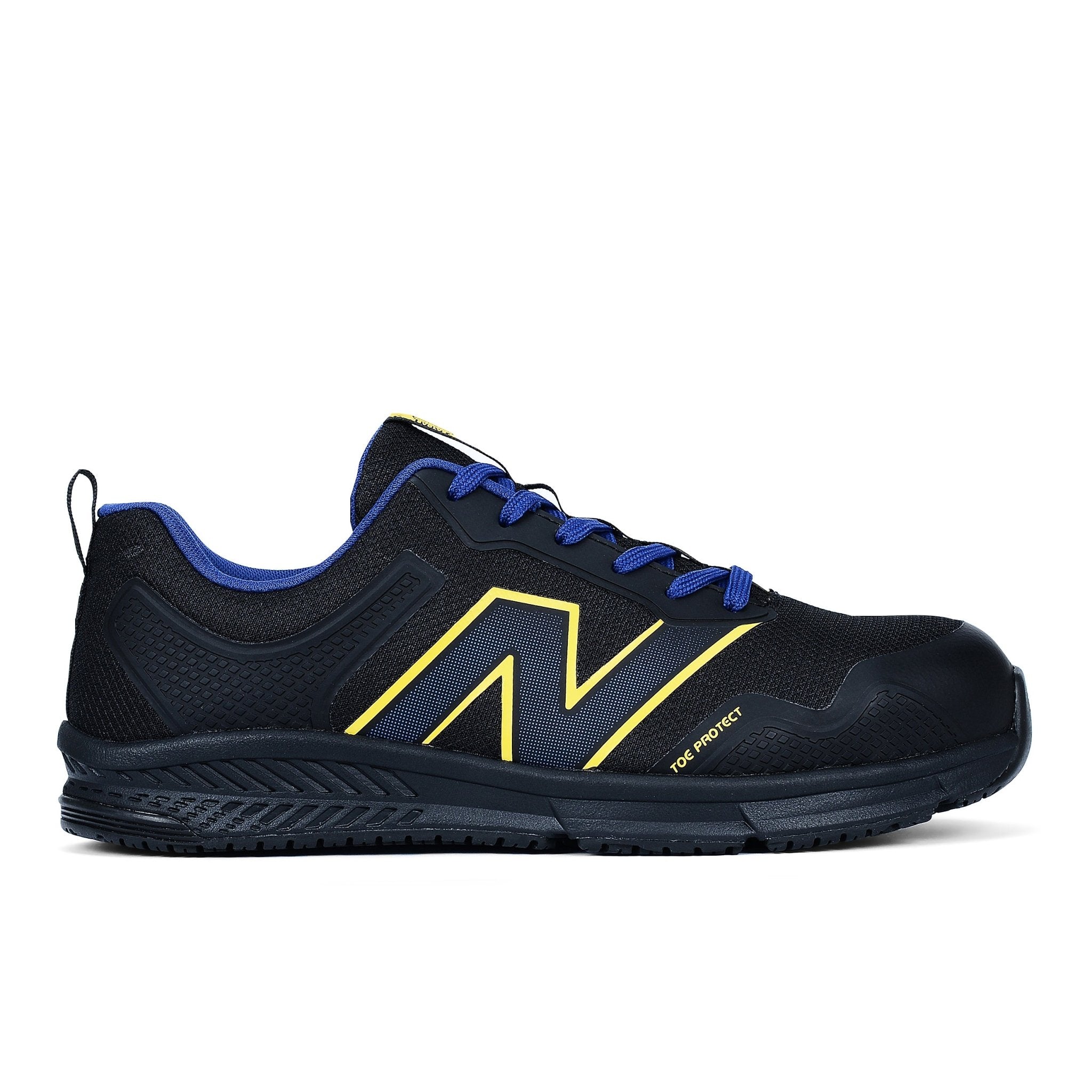 New Balance Men's Evolve Black Lace Up Alloy Toe EH Work Shoe - MIDEVOLBL - 7D