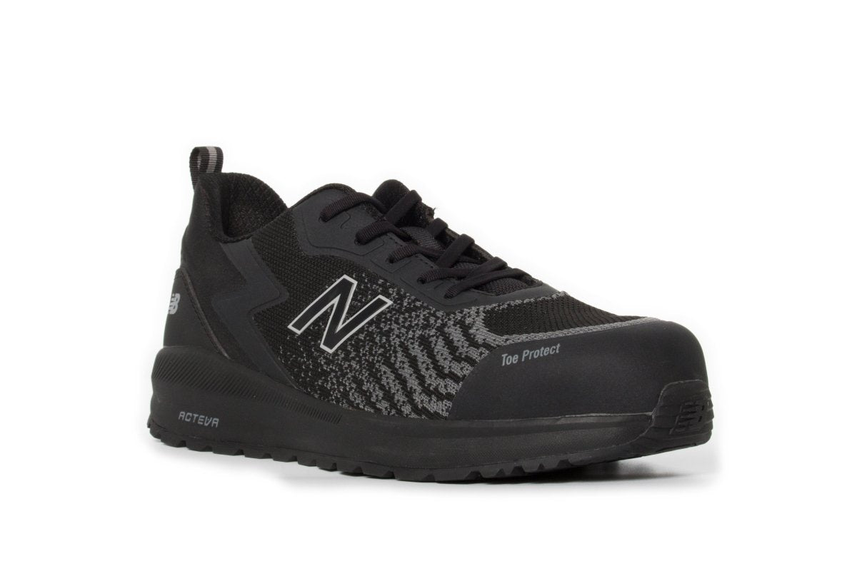 New Balance Men's Speedware Black Composite Toe Work Shoe - MIDSPWRBL - 7D