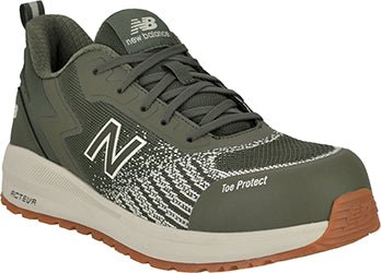 New Balance Men's Olive Speedware Composite Toe Work Shoe - MIDSPWROL - 7D